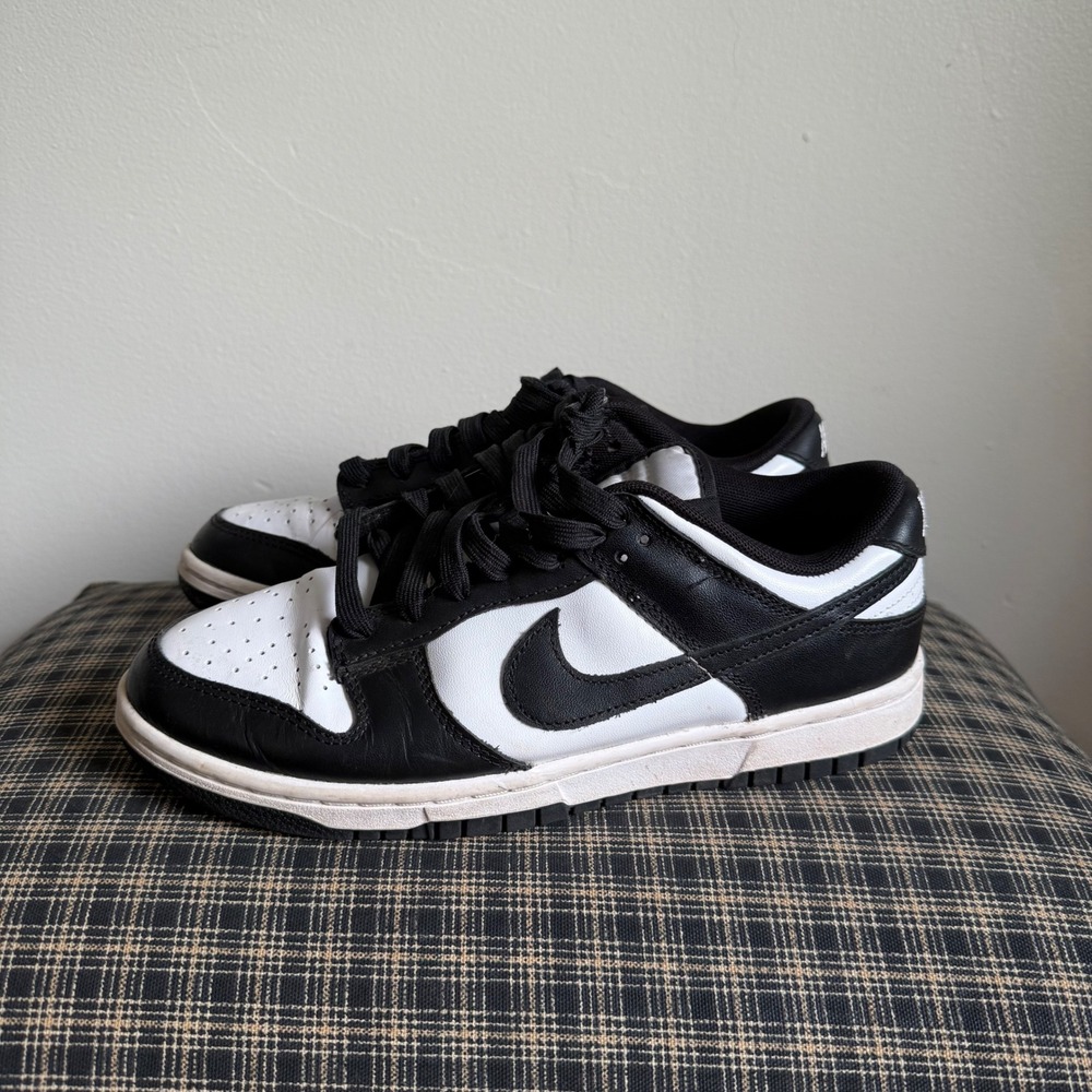 Nike Dunk Low Panda Retro Black White Sneakers Size 7 Men DD1391-100